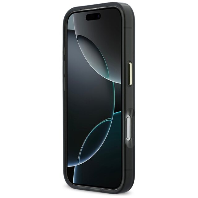 Case Karl Lagerfeld IML Choupettes Karl  Script Logo MagSafe for iPhone 17 Pro black - imagine 5