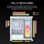 Corsair 4500X RS-R ARGB Tempered Glass Mid-Tower  White Midi Tower - imagine 7