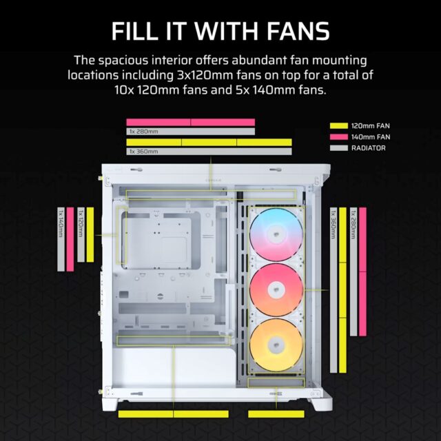 Corsair 4500X RS-R ARGB Tempered Glass Mid-Tower  White Midi Tower - imagine 7