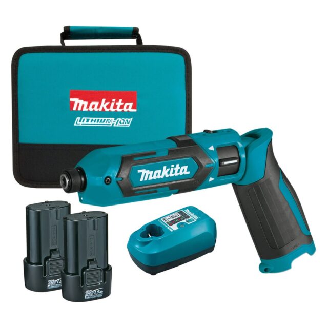 MAKITA IMPACT SCREWDRIVER 7.2V 2x1.5Ah LI-ION TD022DSE - imagine 3