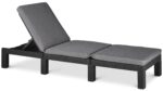 KETER Daytona Deluxe Graphite Sun Lounger - imagine 3