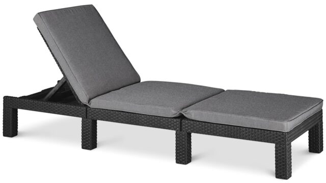 KETER Daytona Deluxe Graphite Sun Lounger - imagine 3
