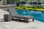 KETER Daytona Deluxe Graphite Sun Lounger - imagine 2