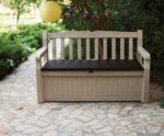 Keter Eden outdoor bench Solid Wood - imagine 2