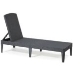 KETER POLY RATTAN LOUNGER JAIPUR GRAPHITE - imagine 2