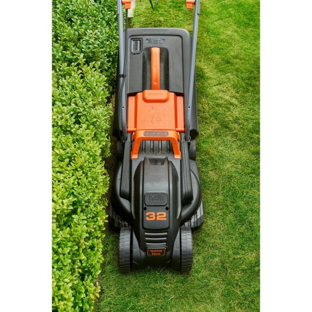 Black & Decker BEMW351-QS lawn mower Walk behind lawn mower Black  Orange - imagine 8