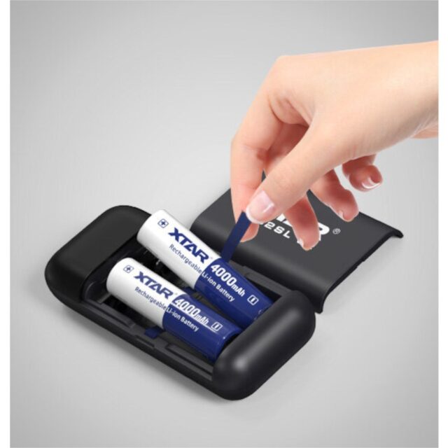 Charger / power bank batteries Li-ion 18650 / 20700 / 21700 Xtar PB2SL V2 black - imagine 5