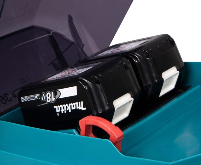 Makita DLM481Z lawn mower Push lawn mower Battery Black  Blue  Metallic - imagine 7