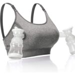 MOMCOZY YN08 HANDS-FREE PUMPING BRA GREY L - imagine 2