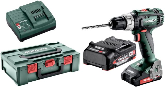 Metabo BS 18 L 1800 RPM Keyless 1.6 kg Black  Green  Red  Silver - imagine 2
