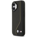 Case BMW M Carbon Line & Logo MagSafe for iPhone 17 yellow - imagine 2
