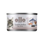 Ollo Tuna & Chicken with Shrimp in Jelly Nr 12 70g