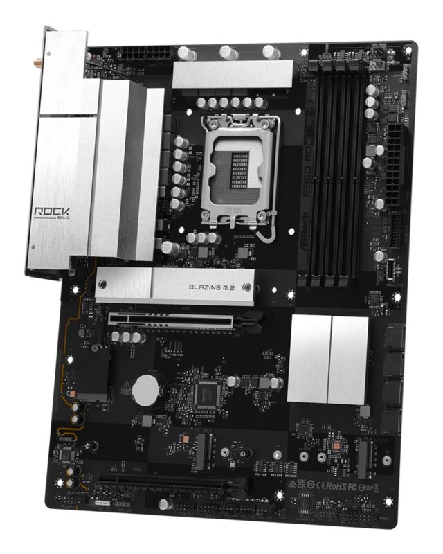 Asrock B860 Rock WiFi 7 Intel B860 LGA 1851 (Socket V1) ATX - imagine 4