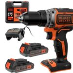 BLACK+DECKER WKRĘTARKA 18V BL186KB 52Nm 2x2 0Ah BL