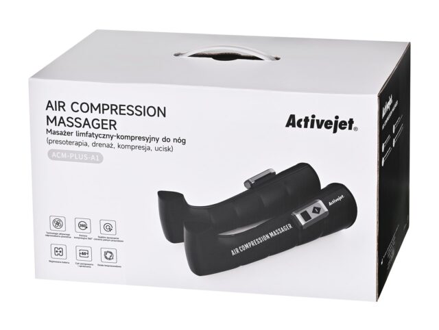 Activejet ACM-PLUS-A1 S lymphatic compression massager for legs - imagine 10
