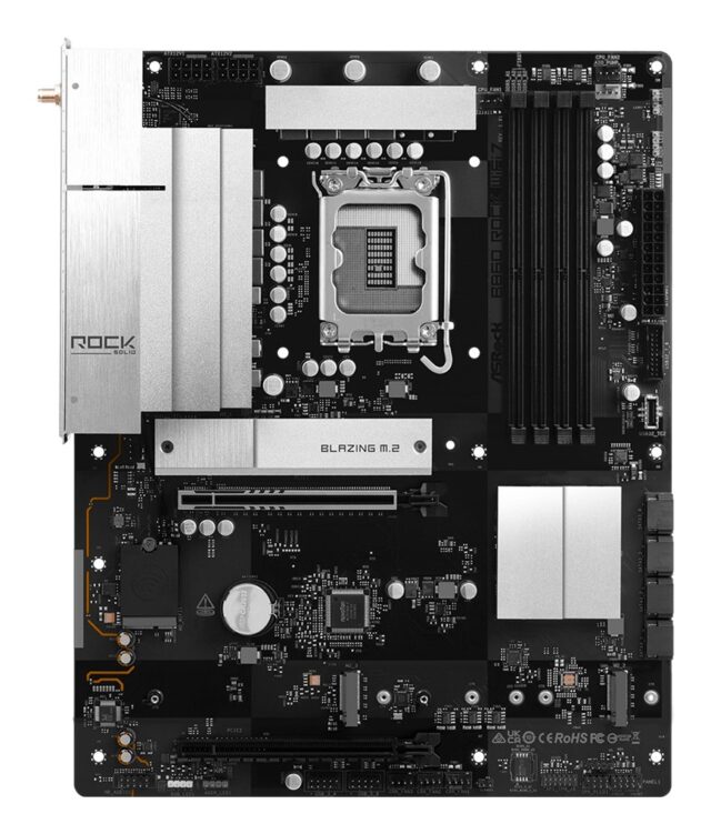 Asrock B860 Rock WiFi 7 Intel B860 LGA 1851 (Socket V1) ATX - imagine 2