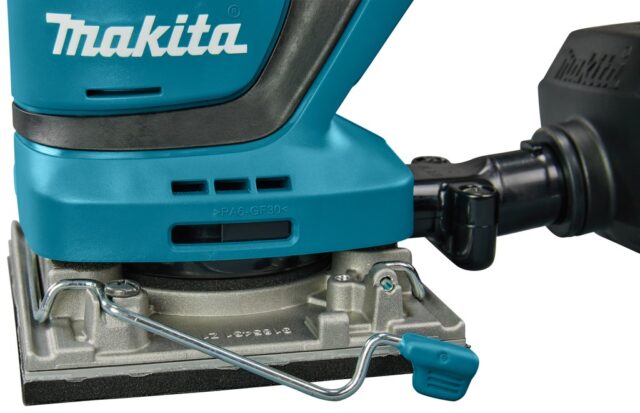 Makita DBO484Z portable sander Random orbital sander 14000 OPM Black  Blue - imagine 5