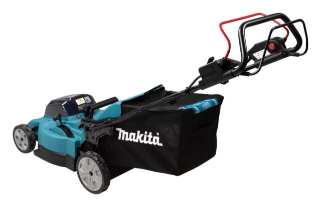 Makita DLM481Z lawn mower Push lawn mower Battery Black  Blue  Metallic - imagine 3