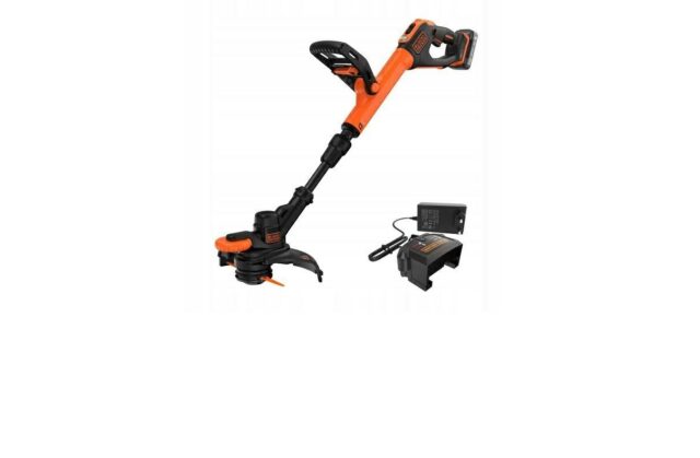 Black & Decker BCST918D1-QW brush cutter/string trimmer 28 cm Battery Black  Orange - imagine 5