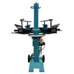 KS ŁUPARKA DO DREWNA PIONOWA ELEKTRYCZNA KS 8THE V 55/40 + PRZYŁBICA OCHRONNA ...