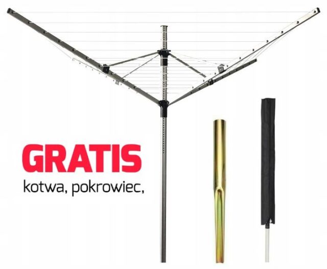 PROMIS SU200 CAPRI four-arm garden laundry dryer - imagine 5