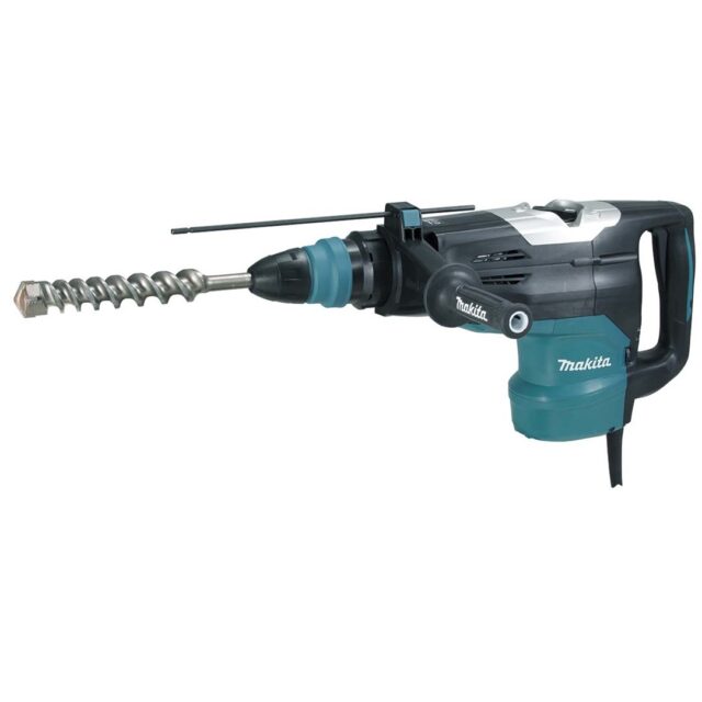 MAKITA HR5202C rotary hammer SDS-MAX 20J 1510W Black  Blue - imagine 3
