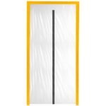 DRZWI PRZECIWPYŁOWE REMONTOWE, KURTYNA PRZECIWKURZOWA 220X110 PROSTA - imagine 2