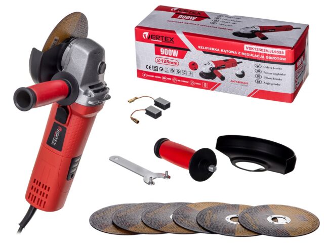 ANGLE GRINDER VERTEX VSK12502V 900W - imagine 8