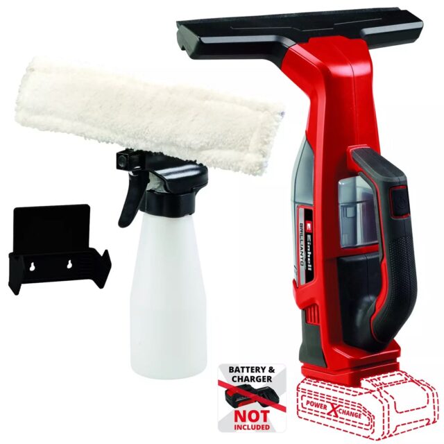 Einhell BRILLIANTO electric window cleaner 0.3 L Black  Red - imagine 10