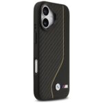 Case BMW M Carbon Line & Logo MagSafe for iPhone 17 yellow - imagine 4