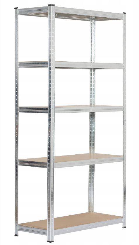 cps-68e1769f007599153cd7755aa702ded8-2026-04-01-02-09-58 REGAŁ MAGAZYNOWY METALOWY SREBRNY 180X90X40CM - imagine 1