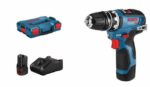 BOSCH. GSR 12V-35 FC 2x3 0Ah 35/20Nm INTERCHANGEABLE HEADS +GFA 12-B LB - imagine 2