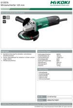 Hikoki G13STA angle grinder 1.8 kg - imagine 2