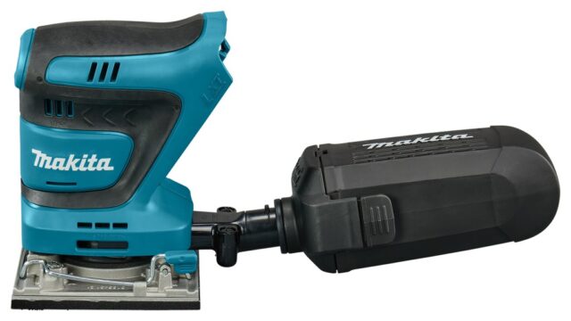 Makita DBO484Z portable sander Random orbital sander 14000 OPM Black  Blue - imagine 3