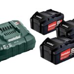 Metabo. Battery set 3x4.0Ah + ASC 55 charger