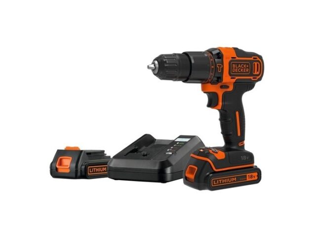 Black & Decker BDCHD18K1B2-QW drill 1400 RPM - imagine 8