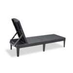 KETER POLY RATTAN LOUNGER JAIPUR GRAPHITE - imagine 6