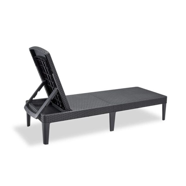 KETER POLY RATTAN LOUNGER JAIPUR GRAPHITE - imagine 6
