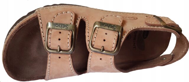 Comfortable Scholl AIR BAG BACK STRAP BRONZE sandals 39 - imagine 4