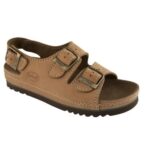 Scholl Air Bag Back Strap Comfortable Sandals Brown 36