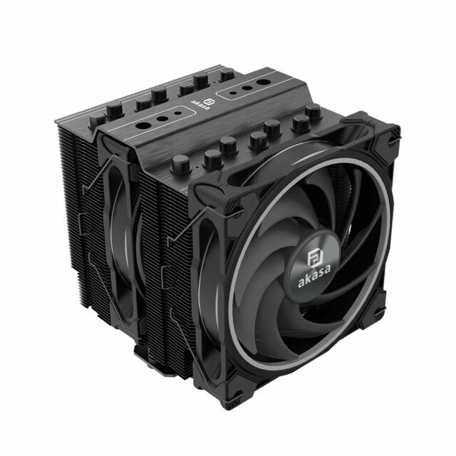 Akasa SOHO H7 Processor Air cooler 12 cm Black 1 pc(s) - imagine 4