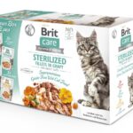 Brit Care Cat Sterilized Flavor Box Pouch - wet cat food - 12x85 g