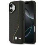 Case BMW M Carbon Line & Logo MagSafe for iPhone 17 yellow