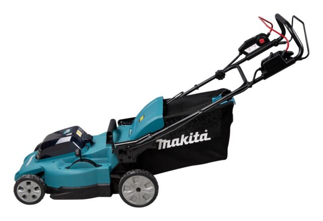 Makita DLM481Z lawn mower Push lawn mower Battery Black  Blue  Metallic - imagine 2