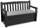 Keter Eden outdoor bench Solid Wood - imagine 3
