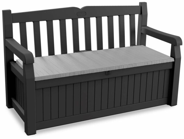 Keter Eden outdoor bench Solid Wood - imagine 3