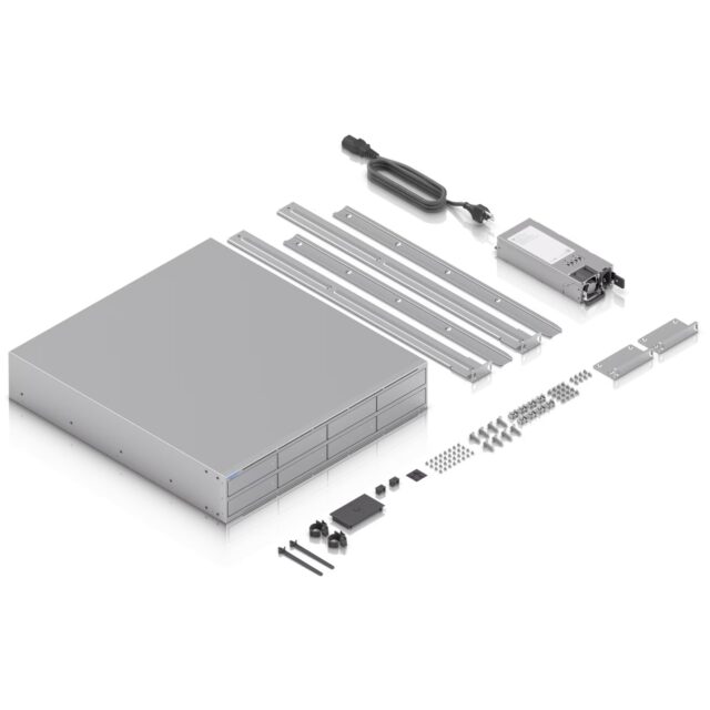 UBIQUITI UNAS-PRO-8 UNIFI DRIVE MANAGED 2U NAS WITH 8X HDD, 2X M.2 NVME SSD AND 10GBPS SUPPORT - imagine 5