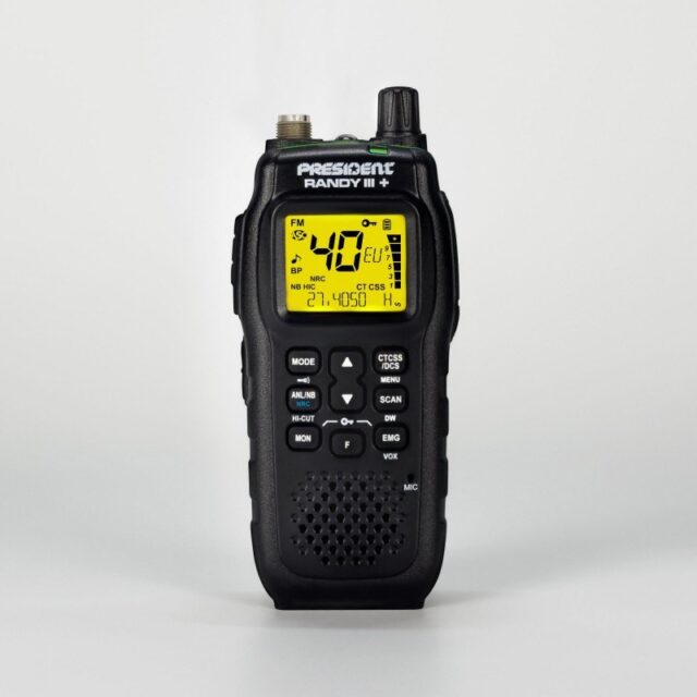 President Randy III Plus ASC AM/FM CB Portable Radio Black - imagine 2