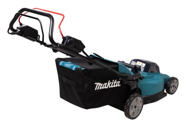 Makita DLM481Z lawn mower Push lawn mower Battery Black  Blue  Metallic - imagine 5