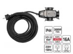 Yato YT-81162 power extension 20 m 3 AC outlet(s) Indoor/outdoor Black - imagine 3